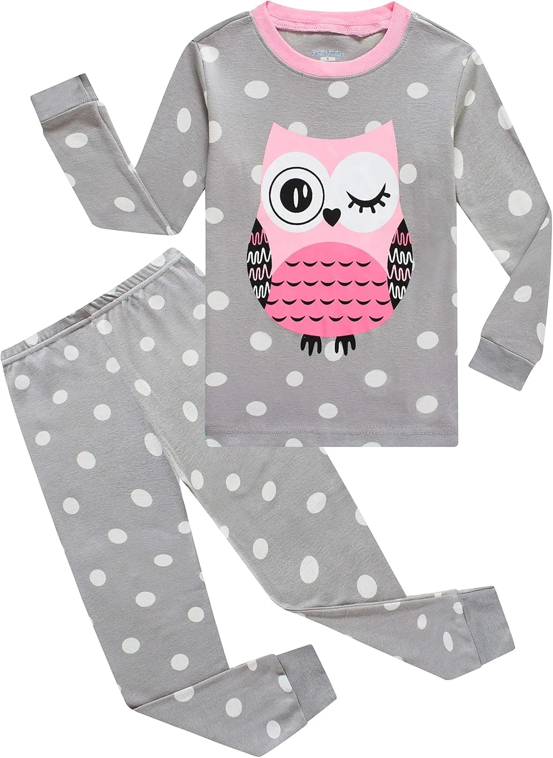 Family Feeling Little Boys Pajamas Sets 100% Cotton Long sleeve Pjs