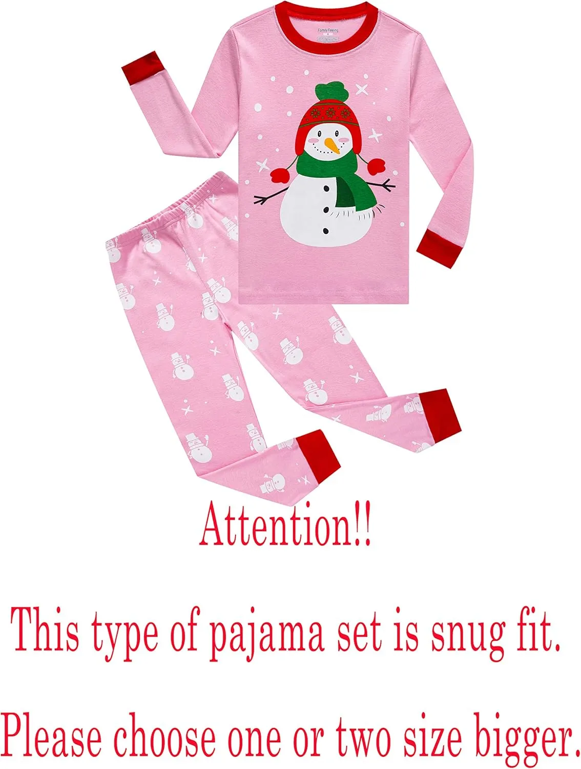 Family Feeling Little Boys Pajamas Sets 100% Cotton Long sleeve Pjs