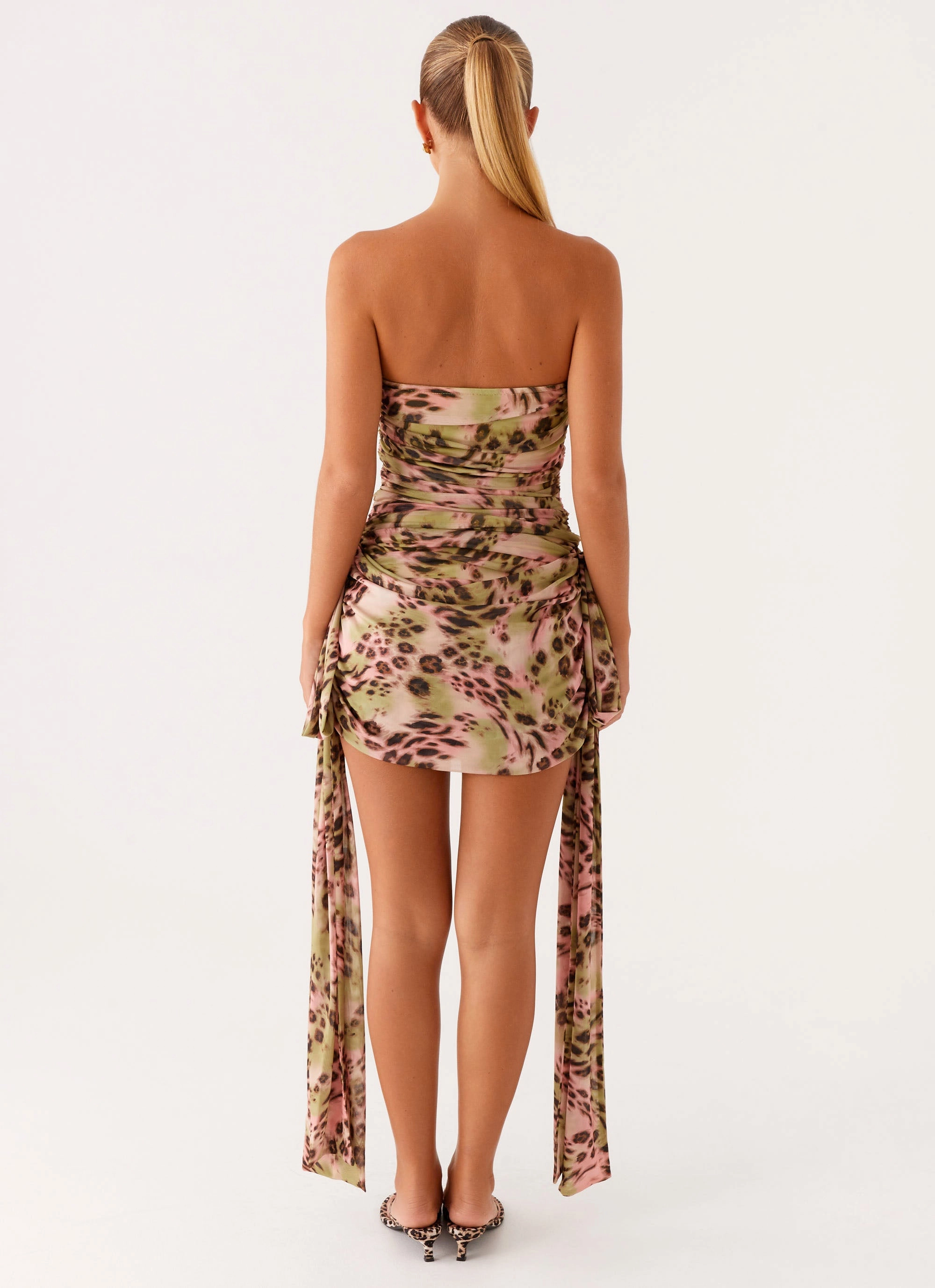 Smart touch Timeless Wear Georgie Mini Dress - Swirl Leo