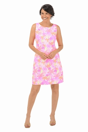 Sunset Grove UPF50  Sleeveless Shift Dress Polished Mood