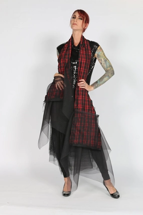 Fantasy Vest FrictionFreeNeckline Basic Dress