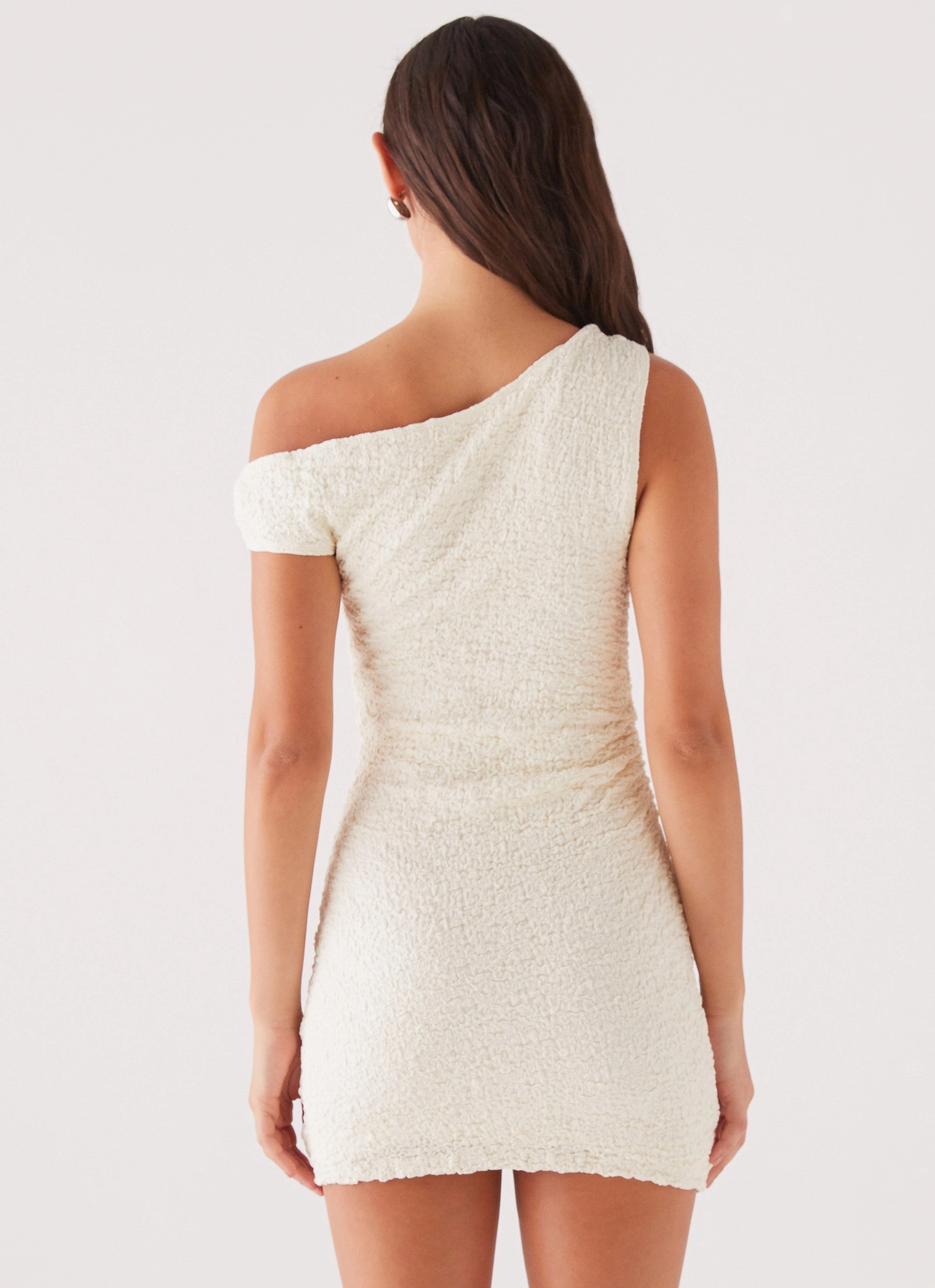 Farah Off Shoulder Mini Dress - White Daily Form