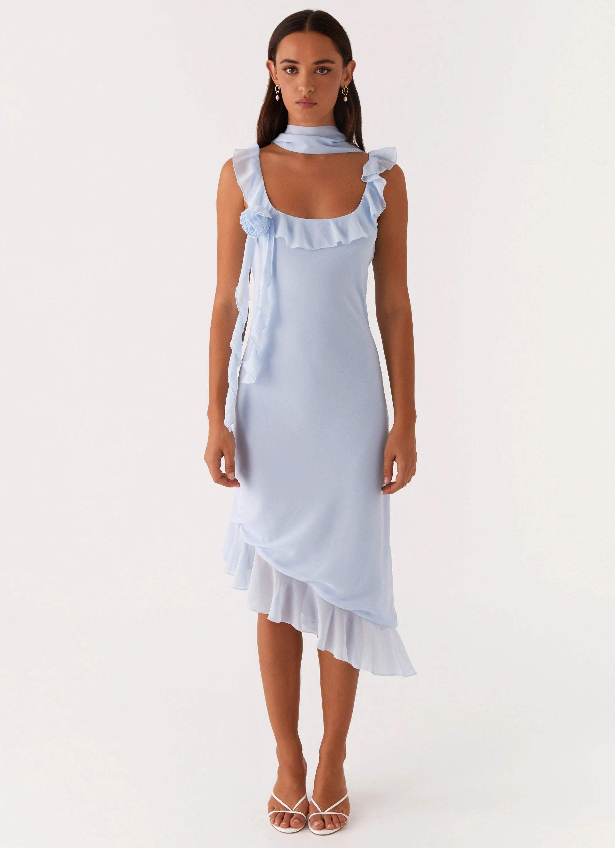 Easy Comfort Look Fariday Midi Dress - Blue
