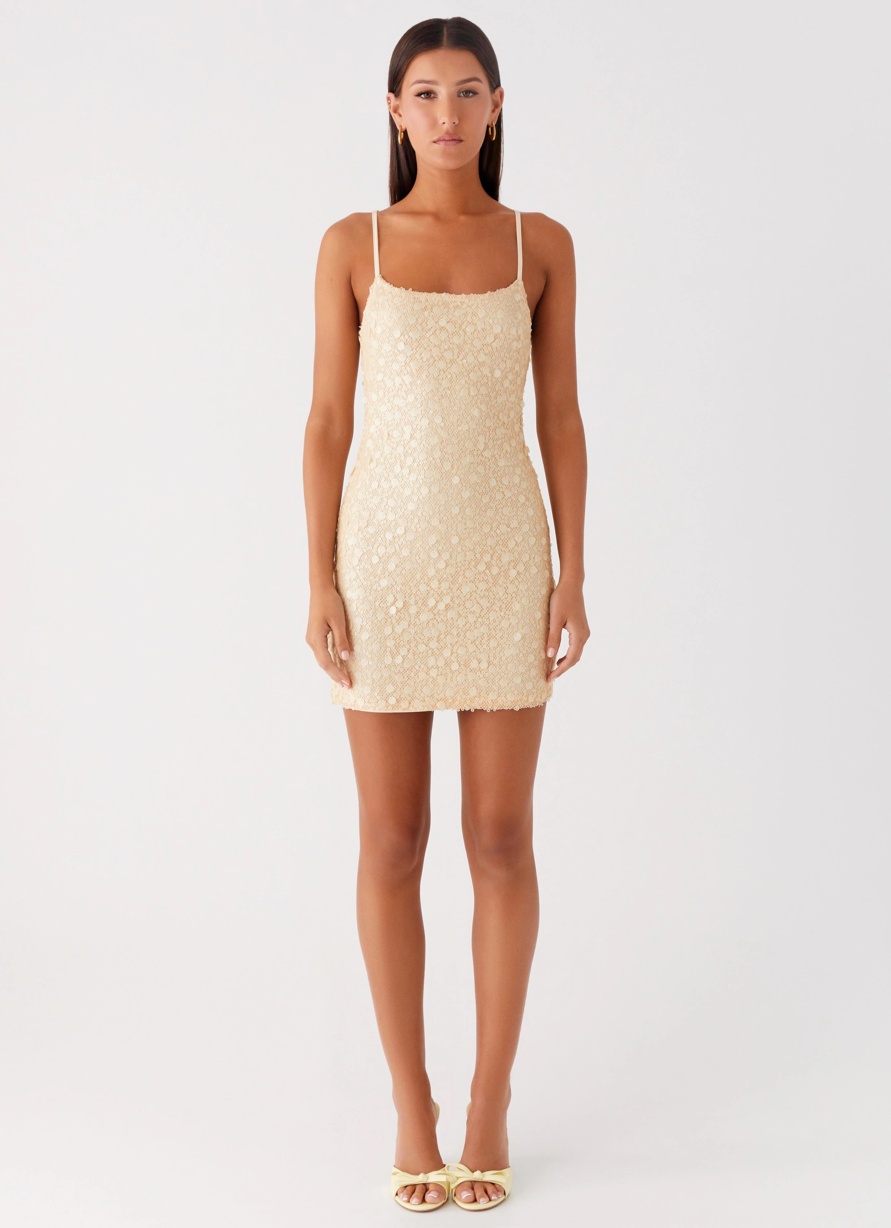 Danali Mini Dress - Yellow Relax Mode Happy Soul