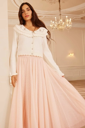 Neutral Finish Ballet Kisses Ankle Skirt
