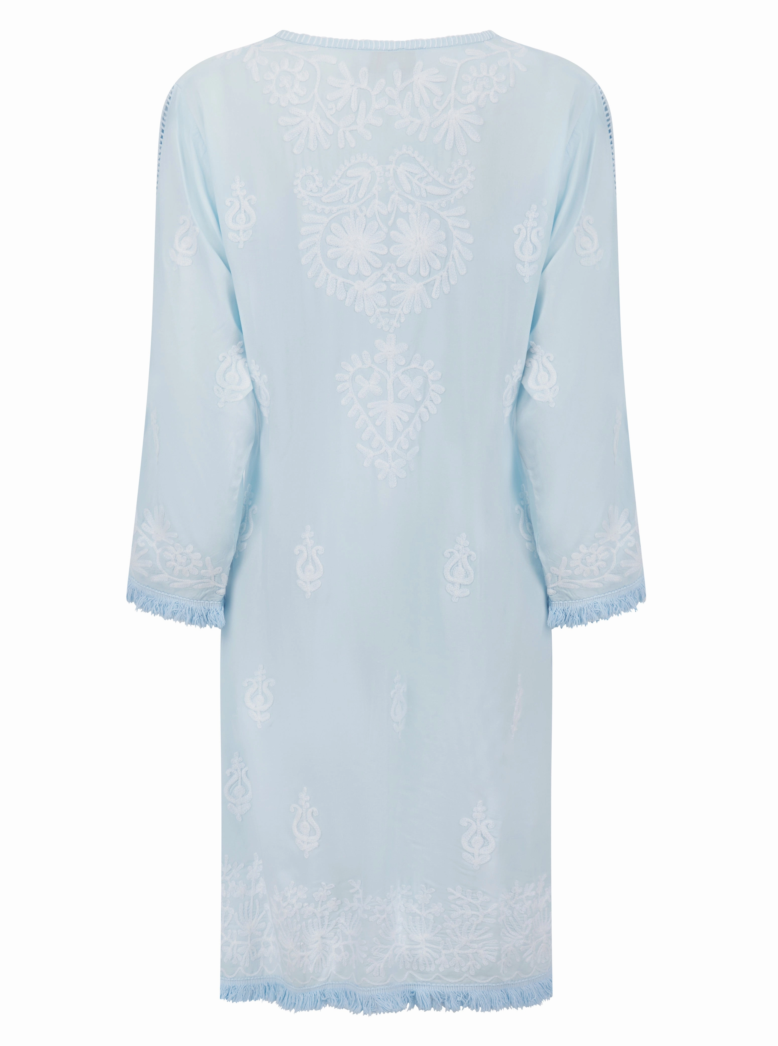 Aggie Dress Sky Blue/White Smart Blend
