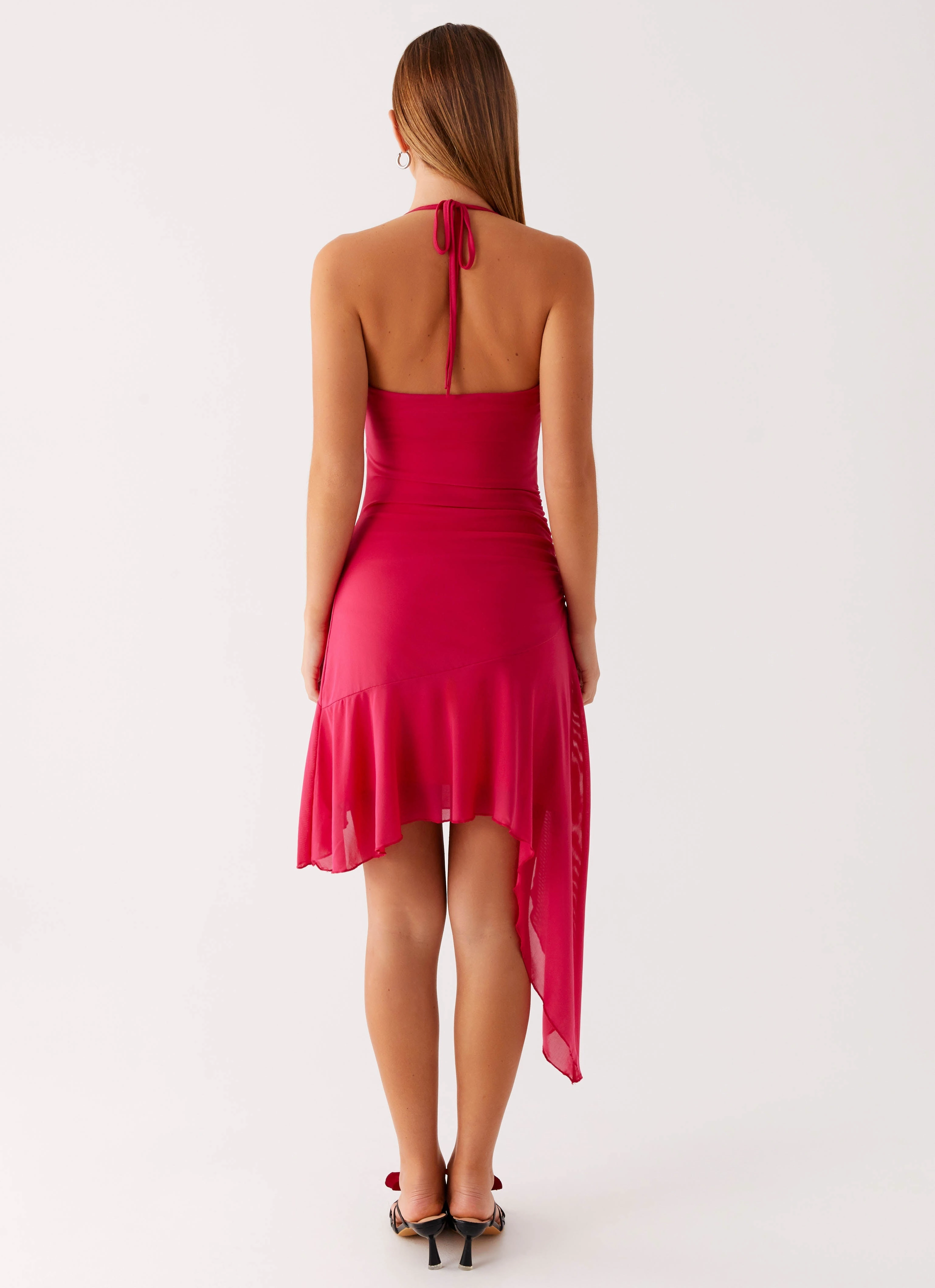 Mai Tai Mini Dress - Hot Pink Sophisticated Layers