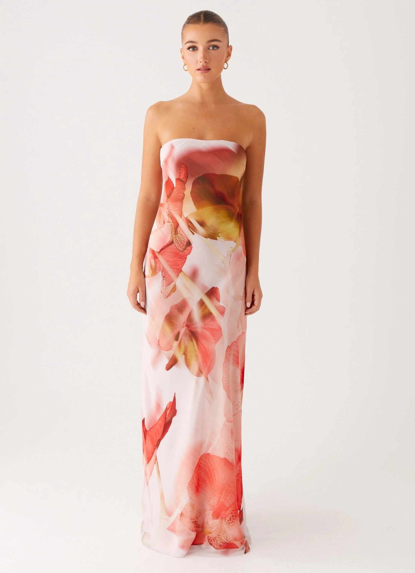 Bold colors Everyday Layers Kunis Maxi Dress - Peach Rose