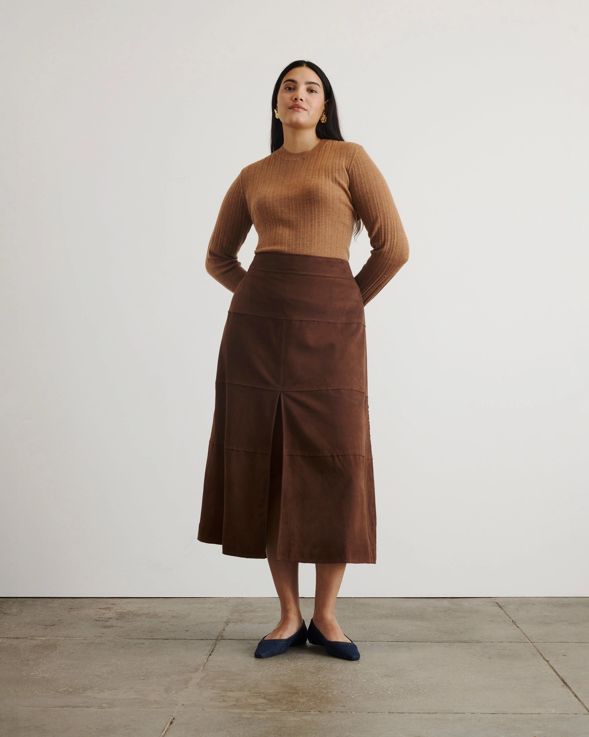 Suede Hudson Skirt Quick Fit