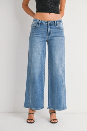 Loose Spring Mood ELENA WIDE LEG JEANS