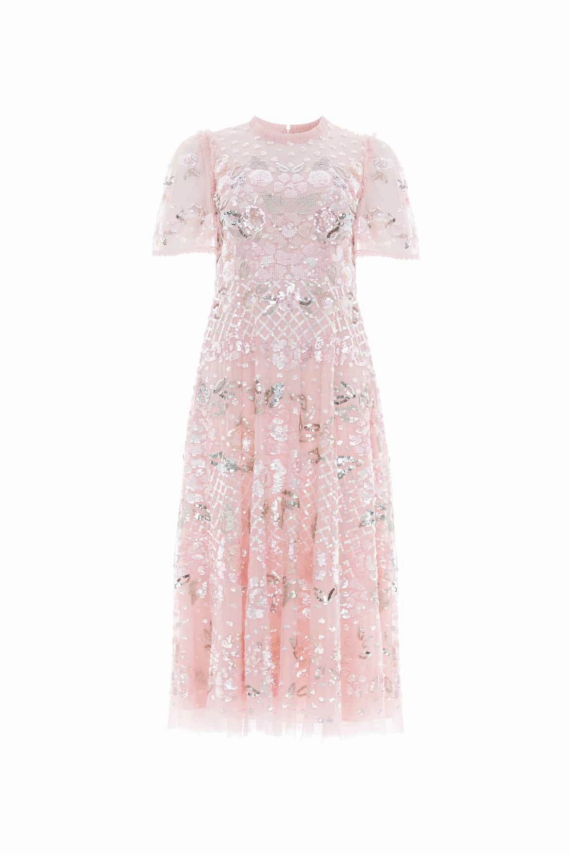Subtle Mood Functional-Design Rosalie Short Sleeve Ballerina Dress
