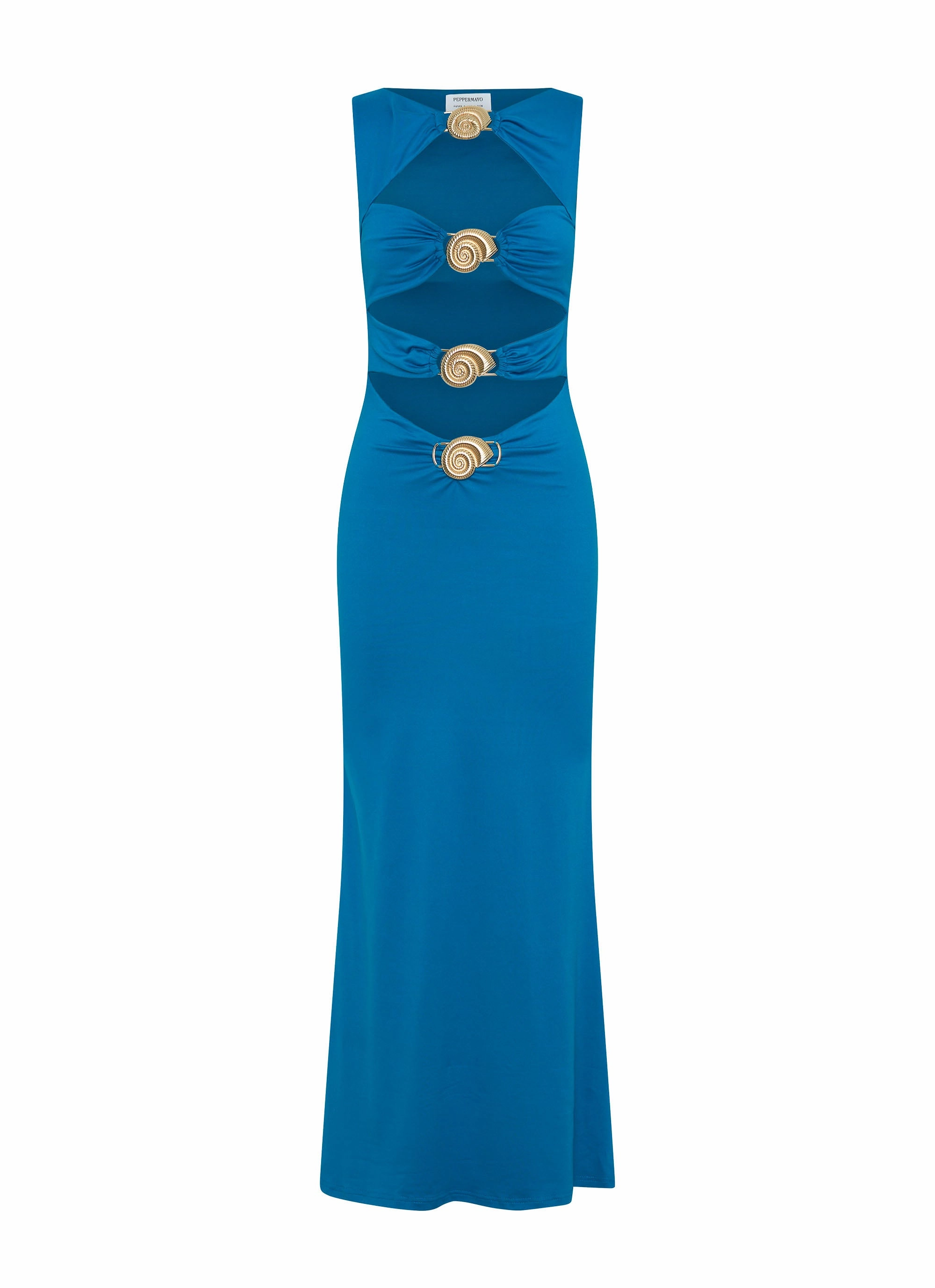 Smart Layers Lagoon Cut Out Maxi Dress - Royal Blue