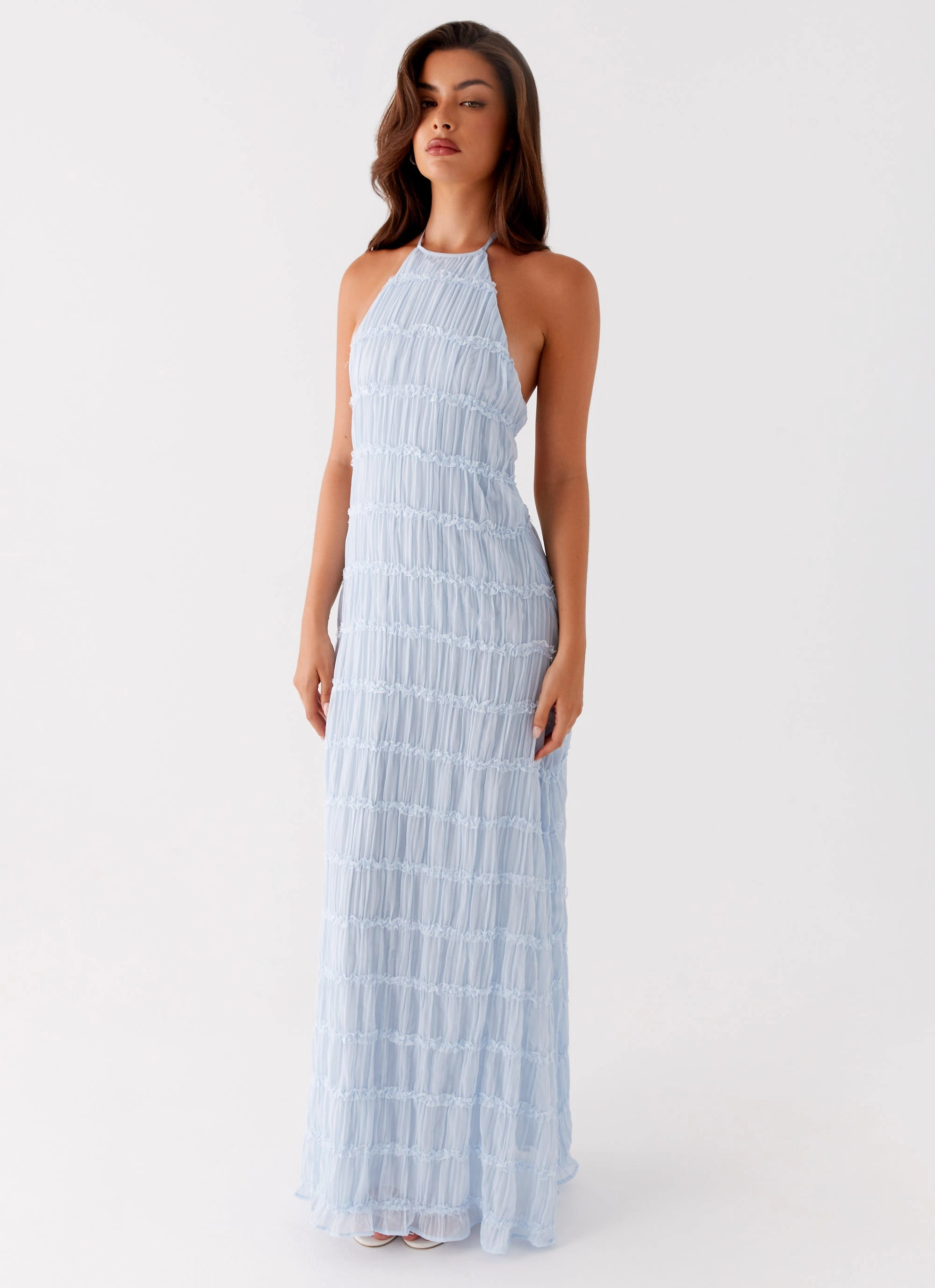 Seasonal Comfort Aullie Maxi Dress - Blue