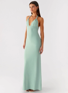 Fern Valley Maxi Dress - Sage Villa Mood Relax Appeal