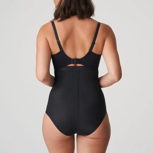 Figuras  High Waist Brief  - Charcoal.