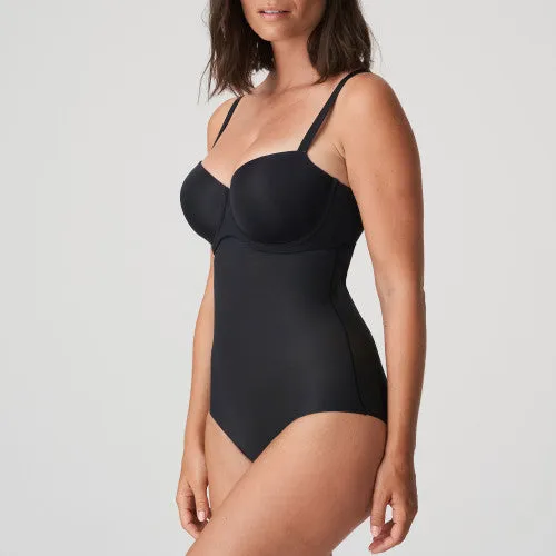 Figuras  High Waist Brief  - Charcoal.