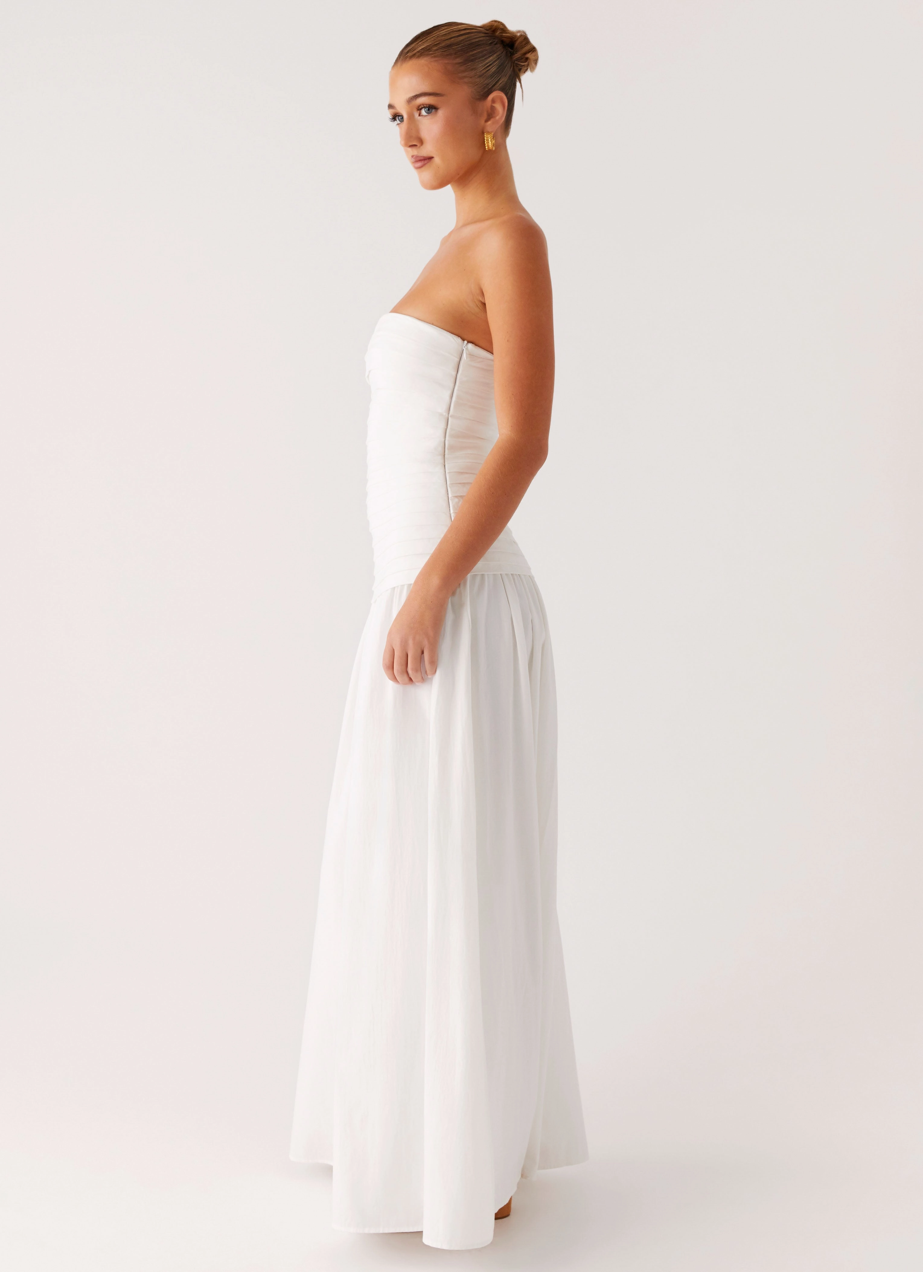 Tyrah Maxi Dress - White Evening Tone