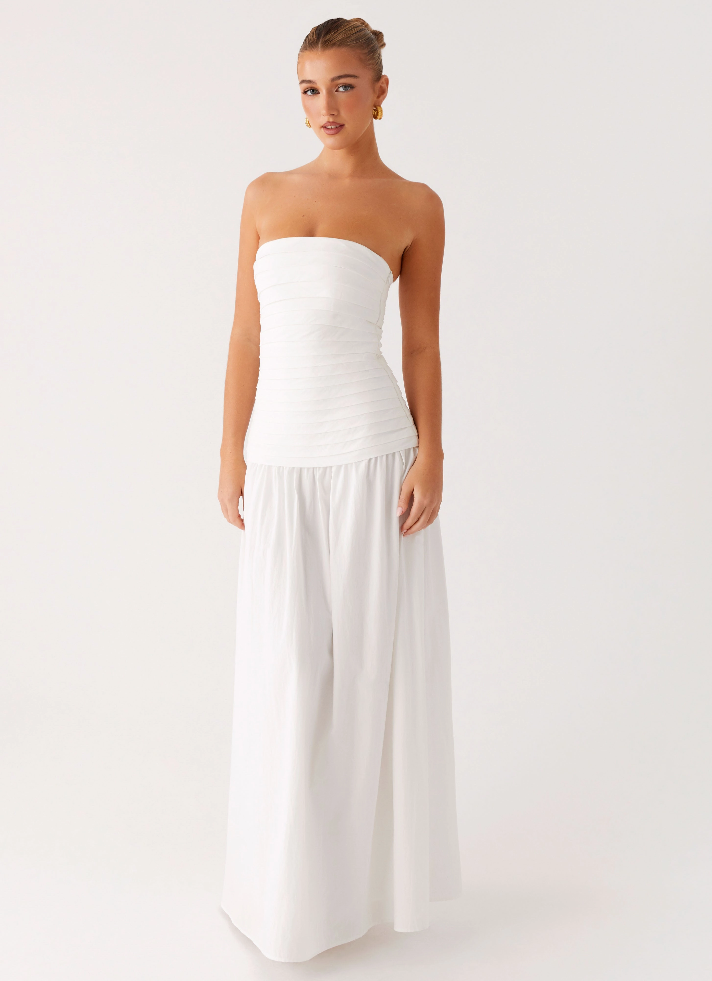 Casual Must-Have Tyrah Maxi Dress - White