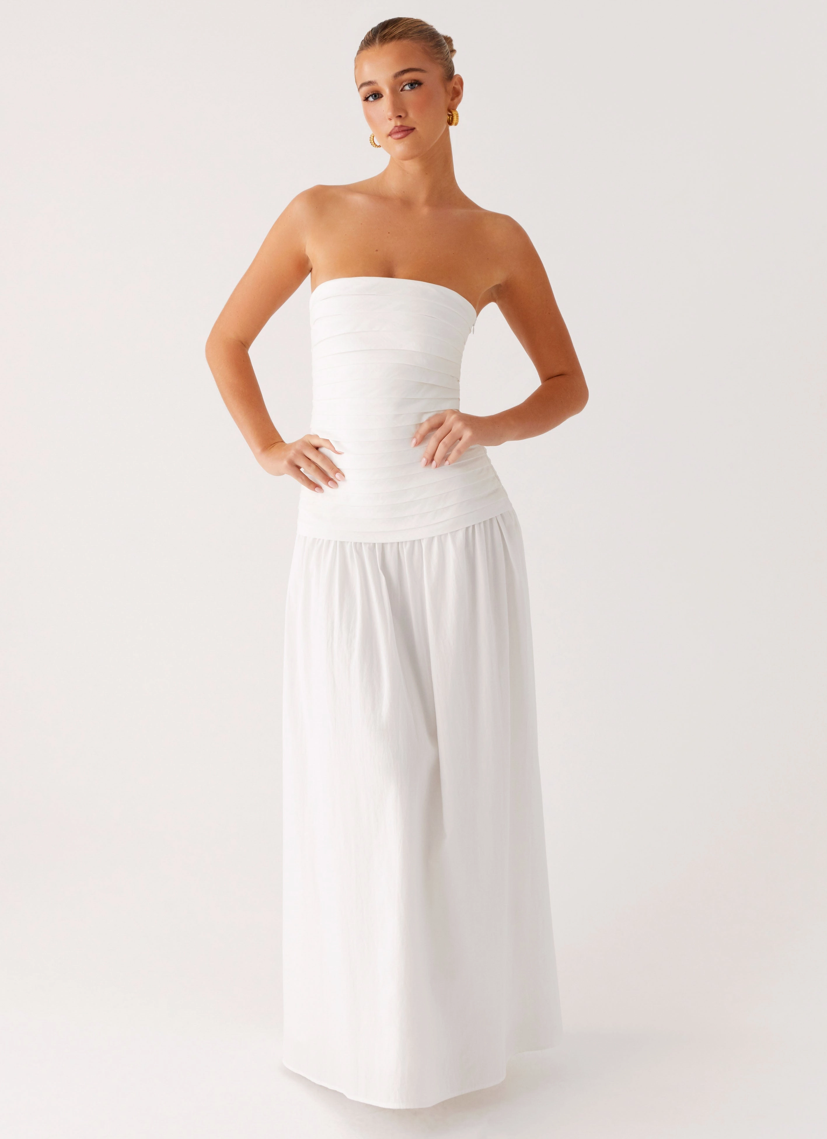 Form Fit Tyrah Maxi Dress - White