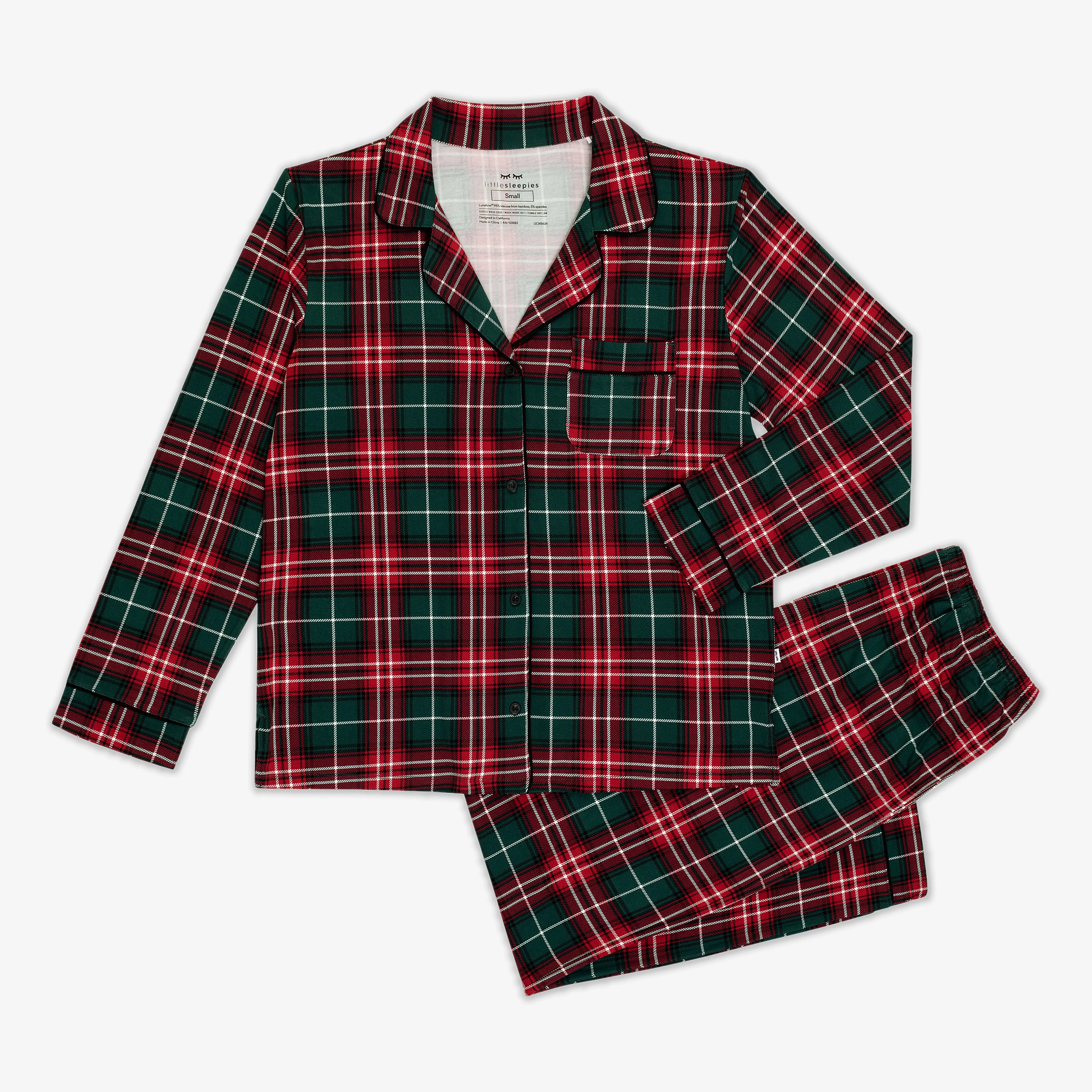 Fireside Plaid Women's Long Sleeve Pajama Set