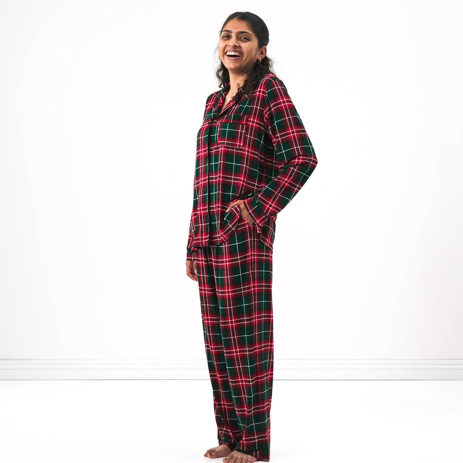 Fireside Plaid Women's Long Sleeve Pajama Set