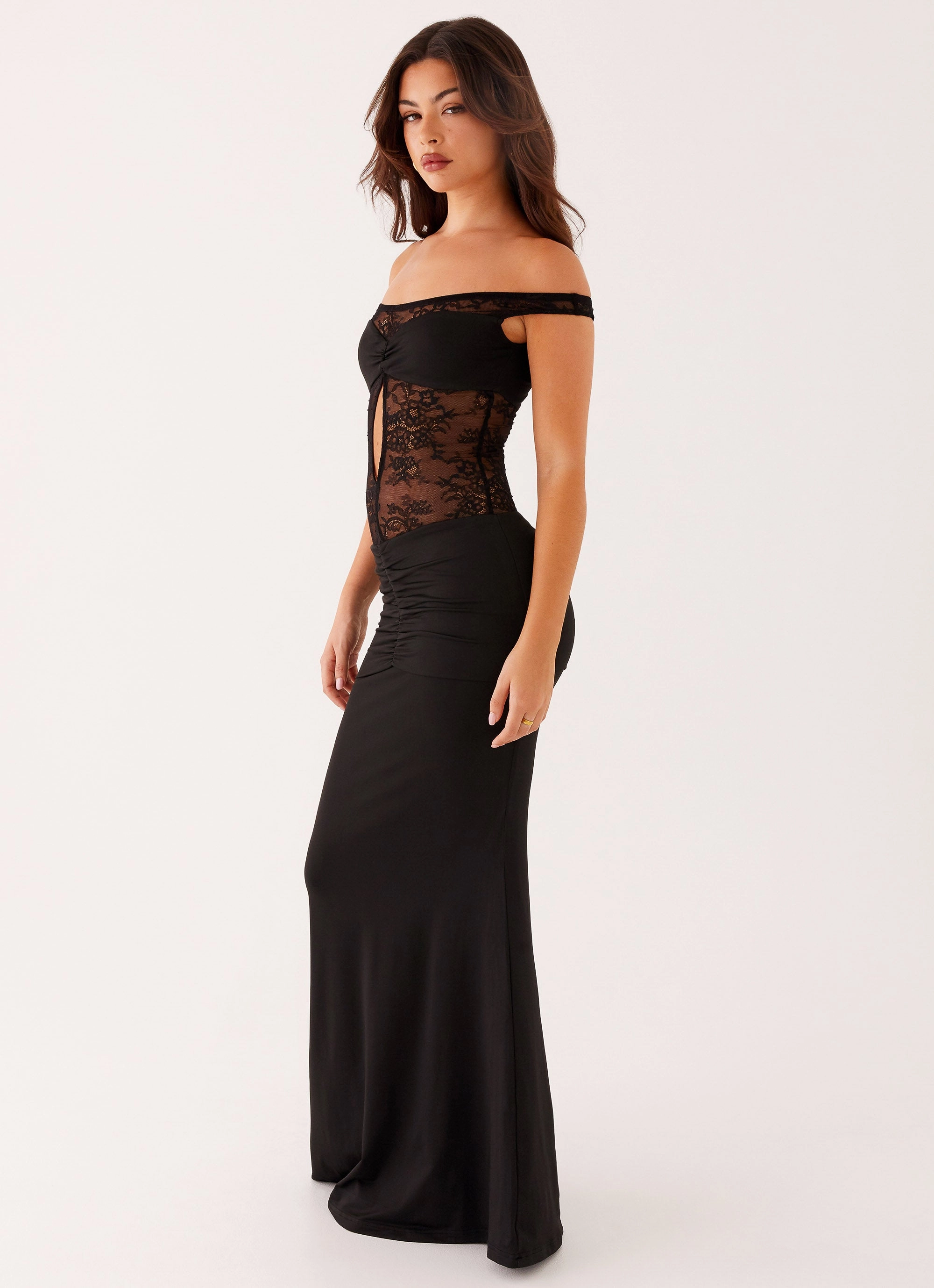 Virgo Maxi Dress - Black Comfortable and Soft Sophisticated Line