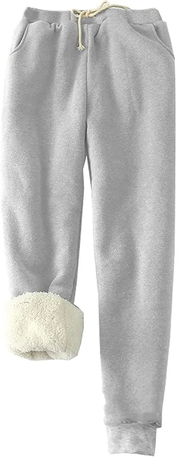 Flannel Pajamas Set for Women Soft Comfy Fleece Pjs Pullover Pants Loose Plush Sleepwear Fuzzy Loungewear for Winter