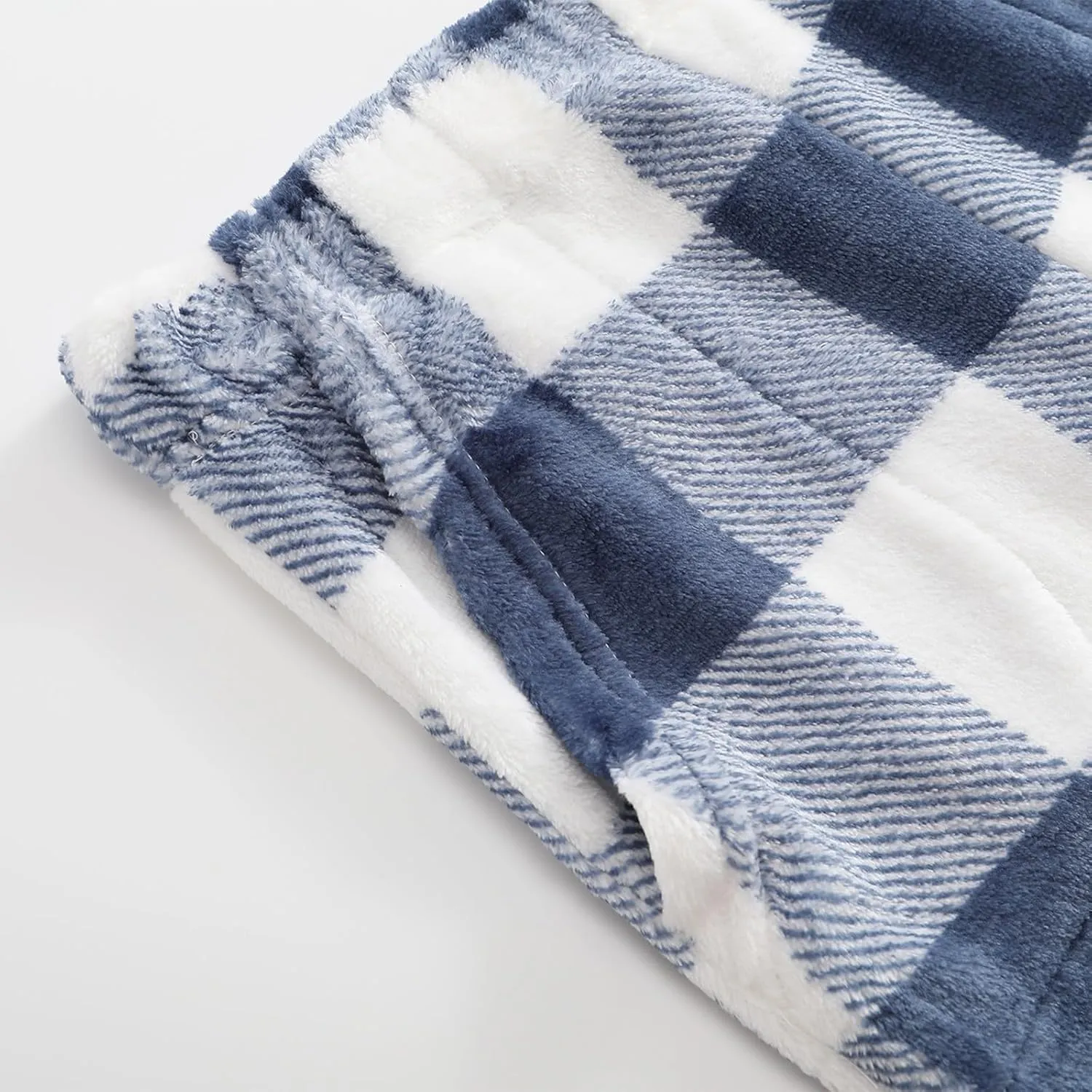 Flannel Pajamas Women Solid Color Polka Dots Plaid Pajama Pants Fuzzy Pajamas For Women Fleece Pajamas Women Y2K Pants