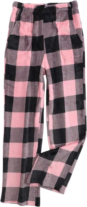 Flannel Pajamas Women Solid Color Polka Dots Plaid Pajama Pants Fuzzy Pajamas For Women Fleece Pajamas Women Y2K Pants