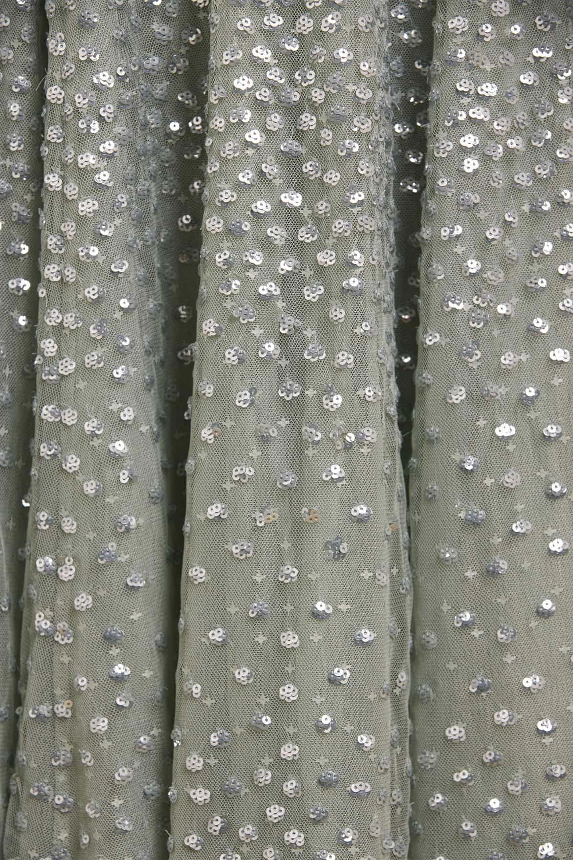 Scatter Dot Cape Sleeve Ankle Gown Timeless Touch Office Layer