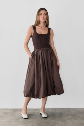 BELLA MIDI DRESS Side-Zip
