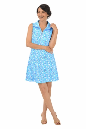 Fashionable Style Spring Garden UPF50  Sleeveless Dress