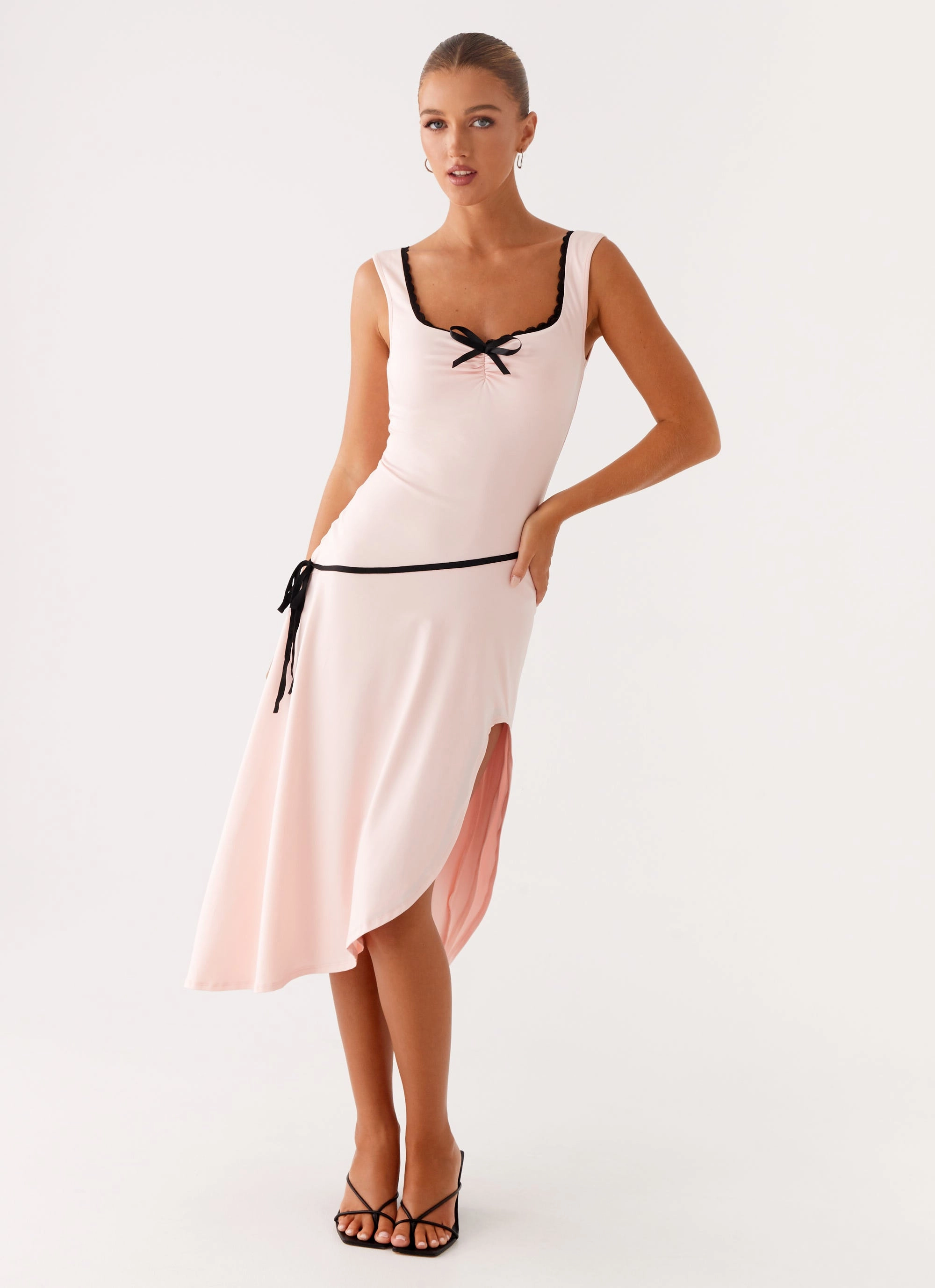 Pure Motion Darlene Midi Dress - Pink