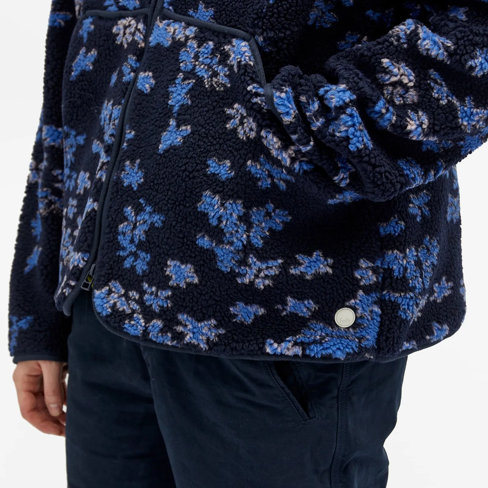 Fleece Folk Boxy Puzzle, dark blue