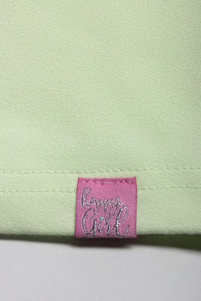 Fleece Shorts Set Light Green