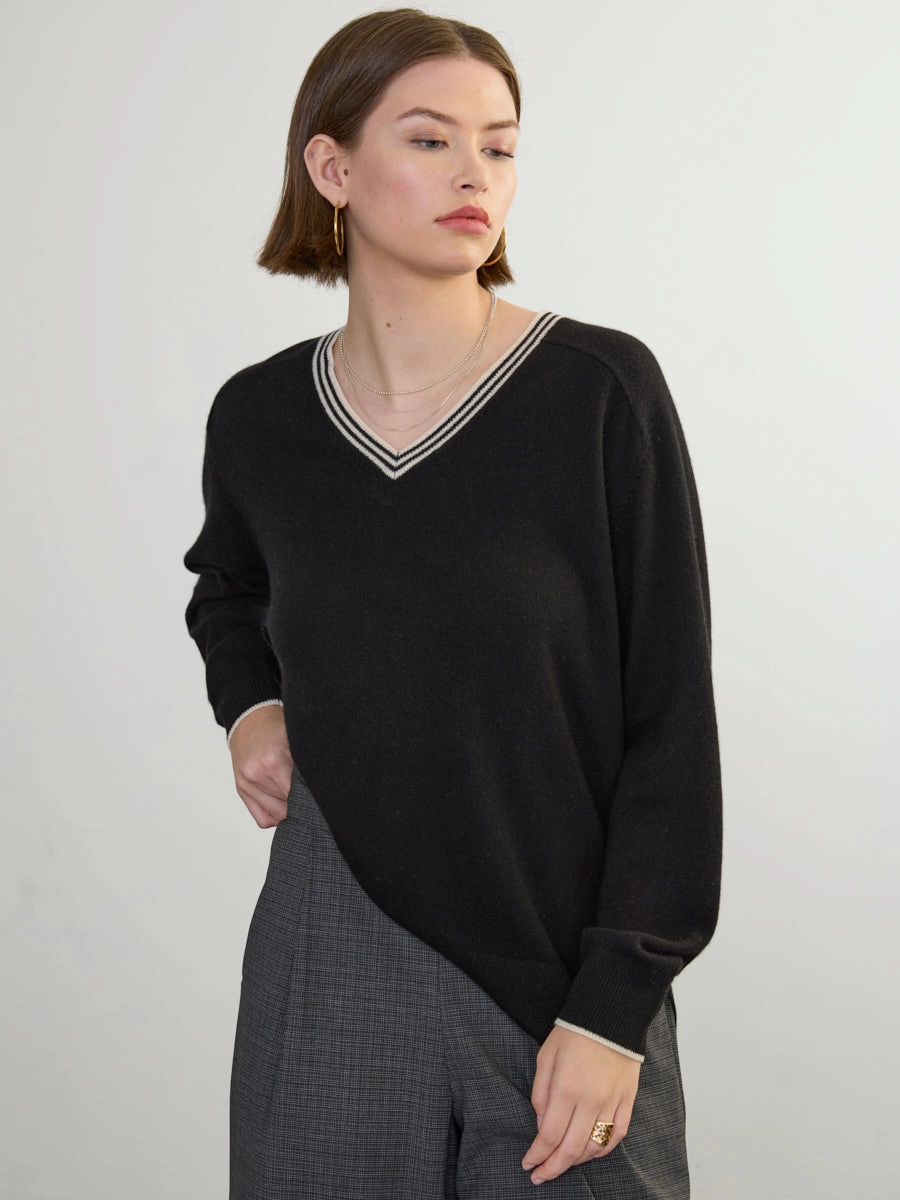 BOYFRIEND CASHMERE VEE PreShrunk Fabric