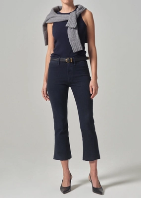 Soft Aesthetic Isola Cropped Trouser in Navy