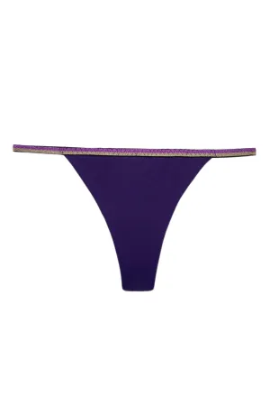Flexy Plum gold thongs
