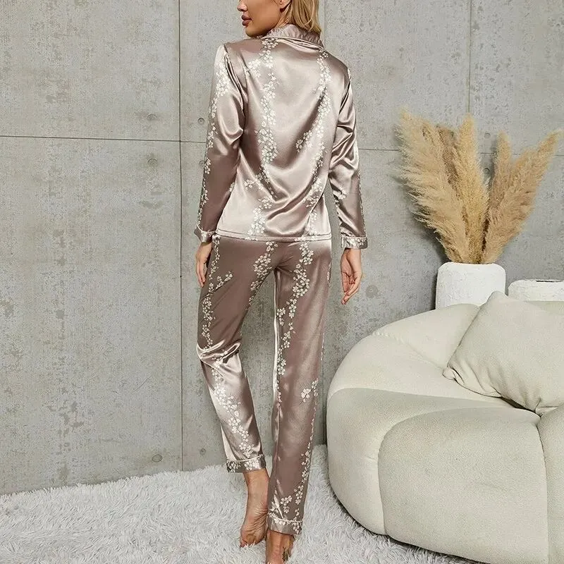 Floral Long Sleeve Pajama Set