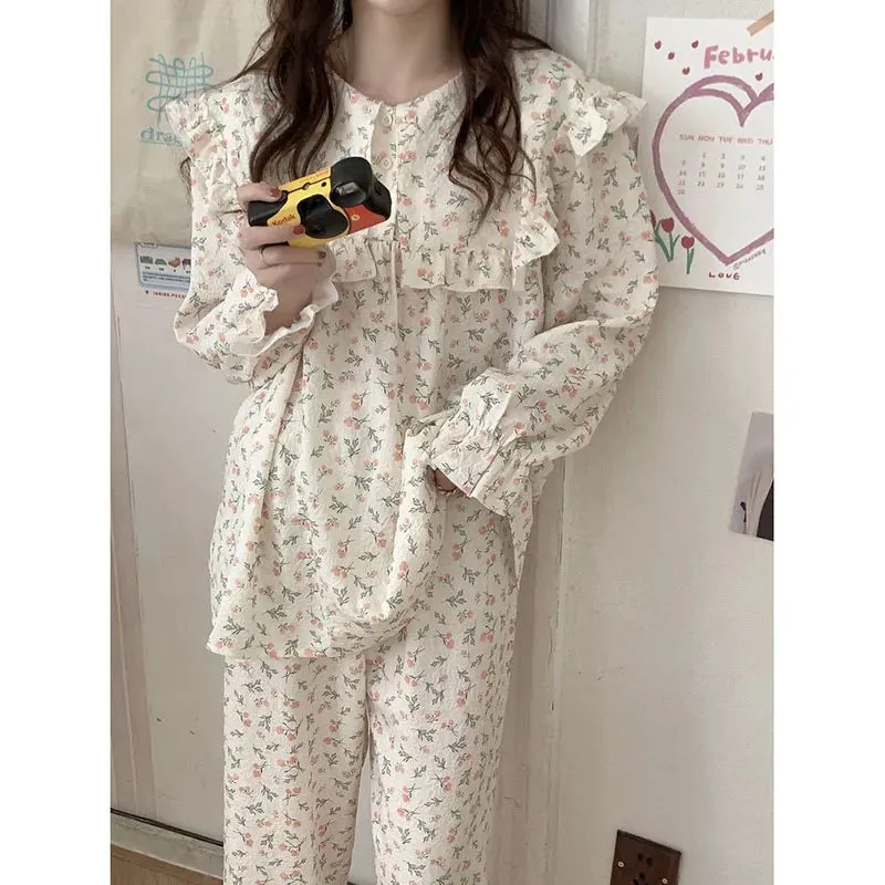 Floral Pajama Suit