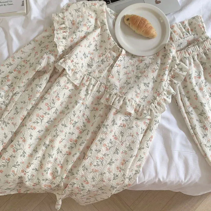 Floral Pajama Suit