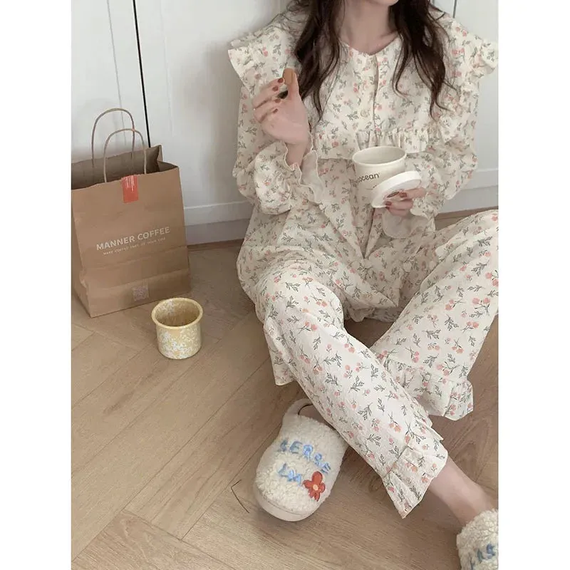 Floral Pajama Suit