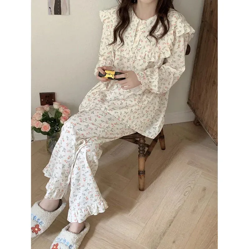 Floral Pajama Suit