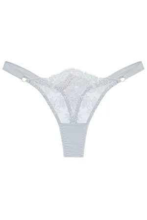 Flore Gris thongs