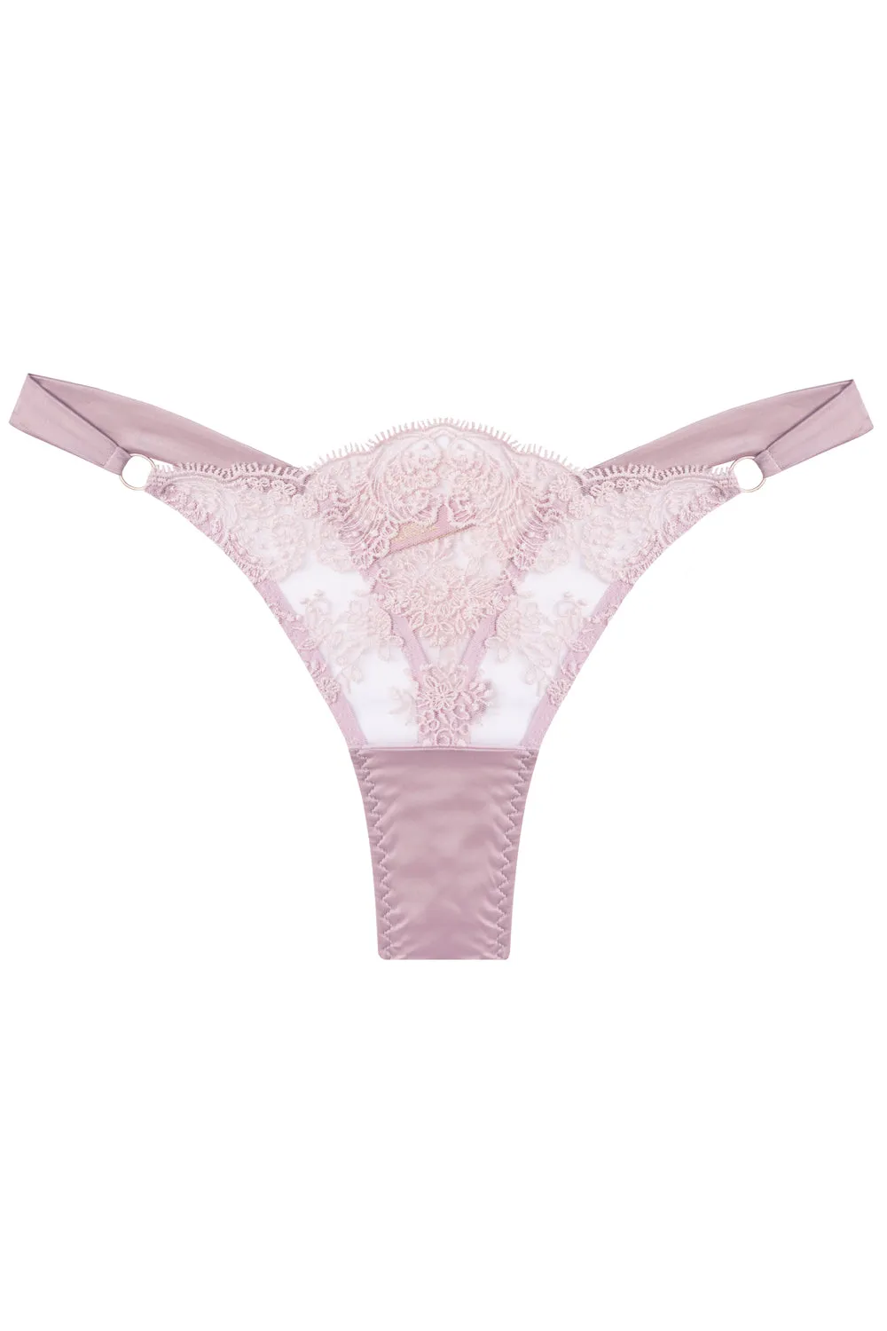 Flore Rose thongs