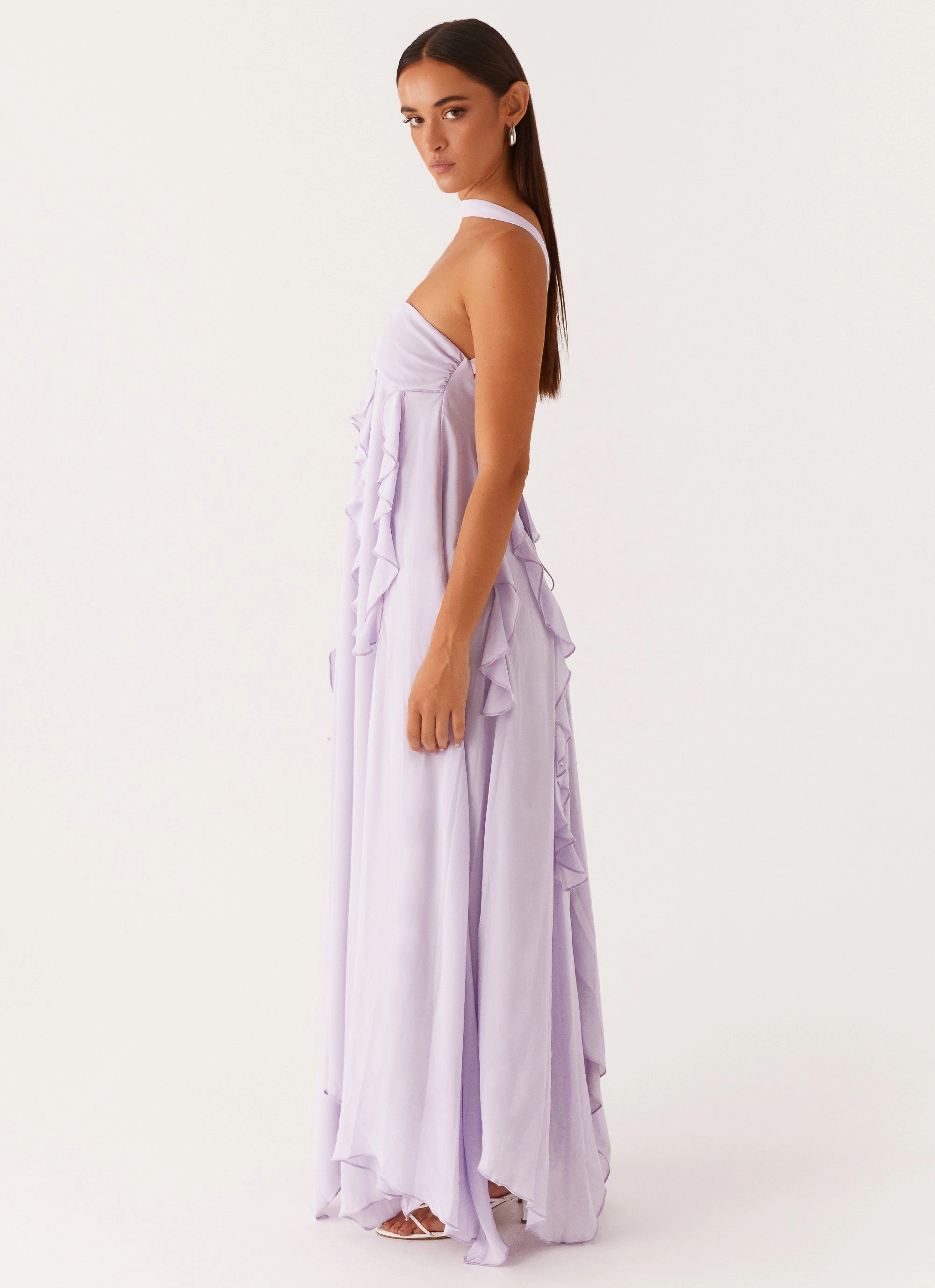 Florence Maxi Dress - Lilac Comfortable Design Clean Chic