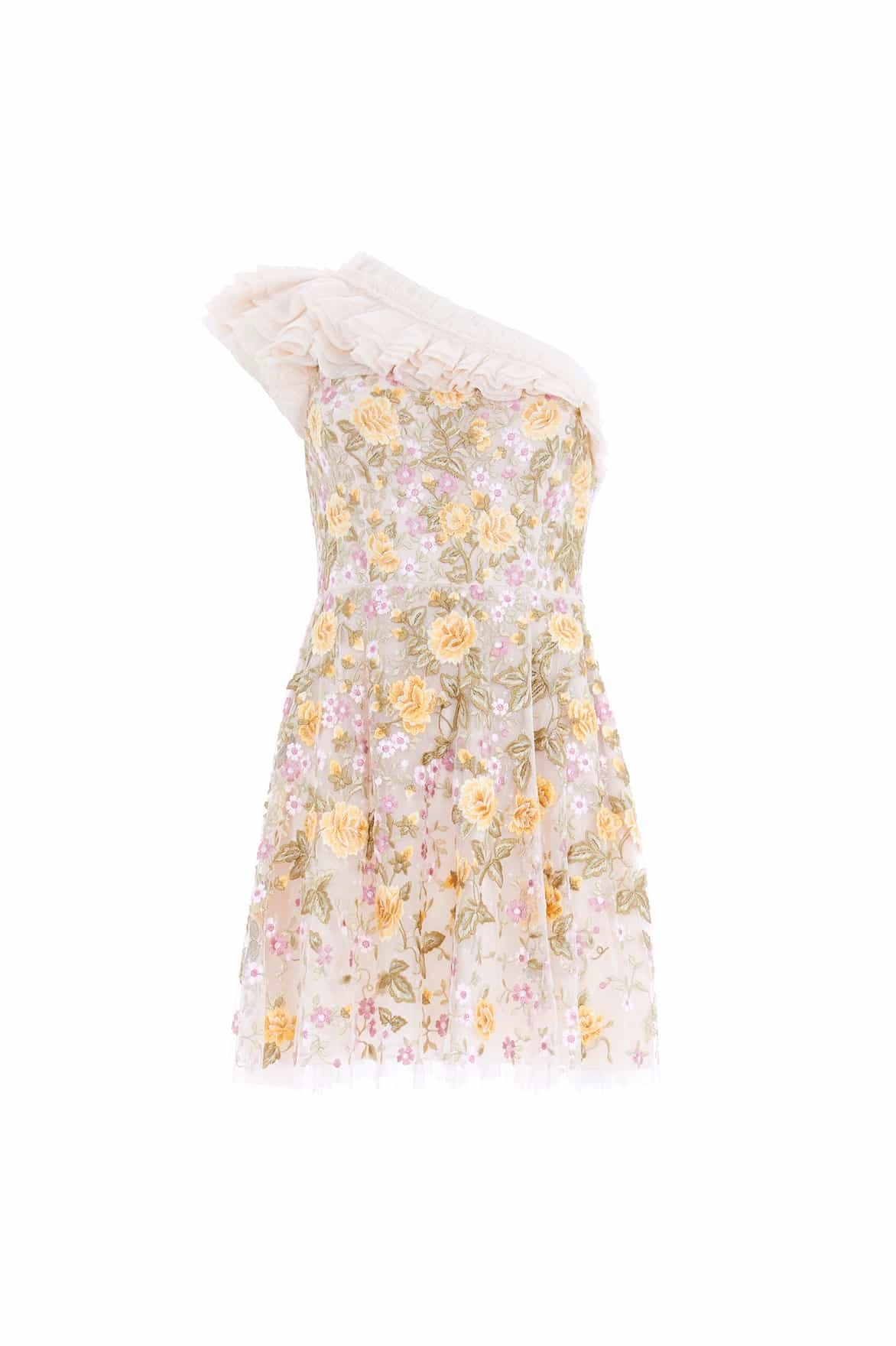 Curve Friendly Florine One-Shoulder Mini Dress