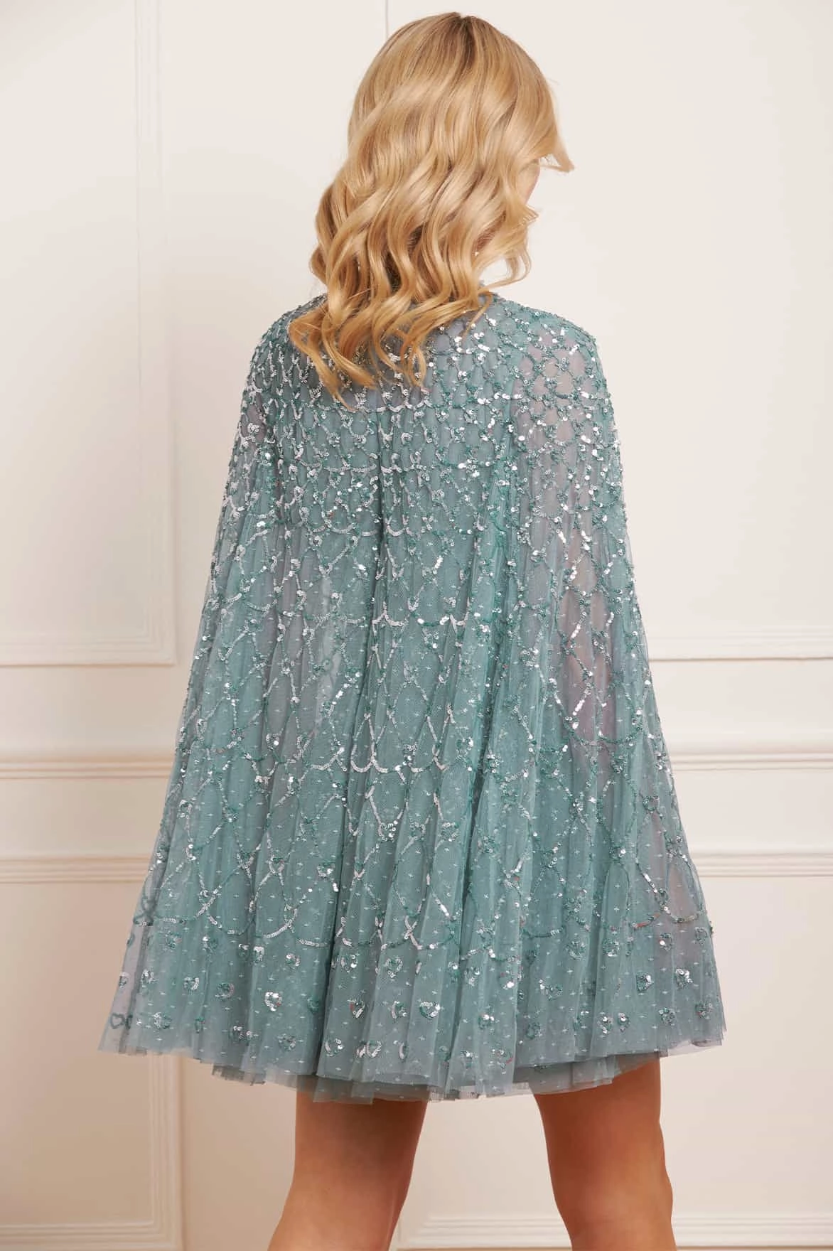 Heart Lattice Micro Mini Dress Travel-Essential