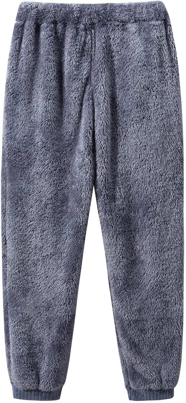 Fluffy Pajamas For Women Set Winter Warm Fleece Fuzzy Top And Pant Lounge Set 2 Piece Sherpa Sleepwear Pjs With Scarf