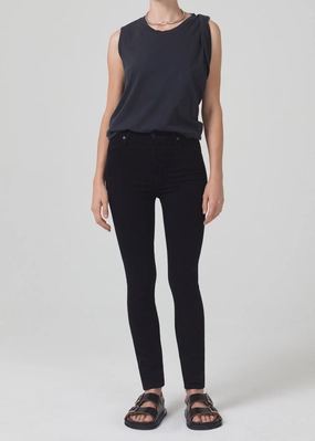 Fresh Look Trend Design Chrissy High Rise Skinny in Plush Black